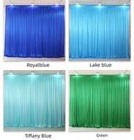 Rideau décoratif rectangulaire en soie glacée Moka pour mariage, maison, hôtel, fête, événements, décoration moderne