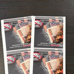 Etiquetas de advertencia de salud impresas personalizadas altamente efectivas, pegatinas promocionales antitabaco para materiales de embalaje de tabaco - Product Image 3