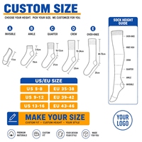 Chaussettes d'entraînement quotidiennes avec logo personnalisé, chaussettes de sport durables pour la marche, l'exercice et la remise en forme en plein air