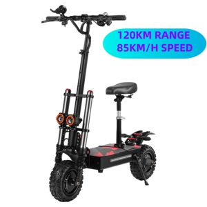 สกู๊ตเตอร์ Boyueda S3-11 มอเตอร์คู่ 60V 38AH แบตเตอรี่ลิเธียม 3000W*2 ความเร็ว 85 กม./ชม. ระยะทาง 100-120 กม. พับได้ กันน้ำ ได้รับการรับรองมาตรฐาน CE - Product Image 5