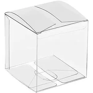 Kotak plastik PVC bening transparan dapat didaur ulang ketebalan 0.35mm 0.5mm mainan Kosmetik & kotak kemasan produk elektronik