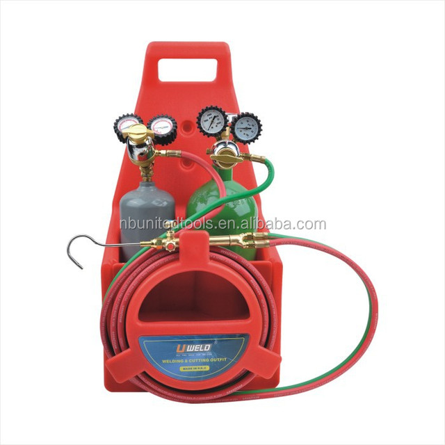 Professional Cutting and Welding Kits with Durable Torch for Metal Fabrication, Medium Duty Cutting Welding and Heating Outfit