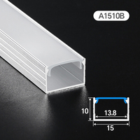 Profil de canal d'éclairage OEM d'usine en aluminium LED, extrusion d'aluminium LED pour l'éclairage architectural