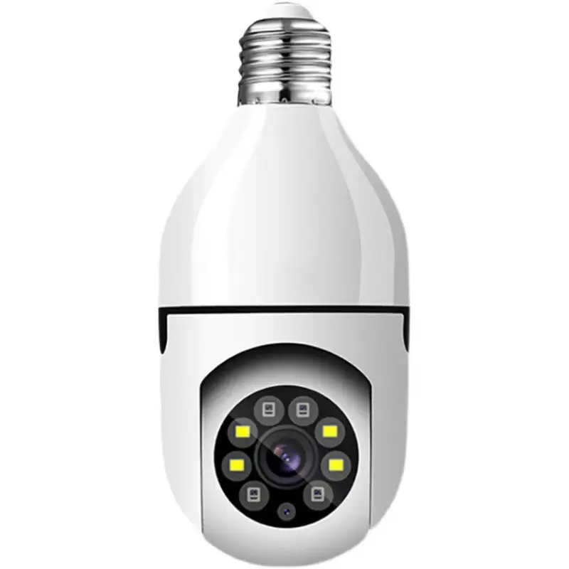 Swgj Hot Selling V380-1 1080P Nachtzicht Mini Wifi Lamp Netwerk Camera Ptz Dome Socket Wifi 360 Indoor Huis camera