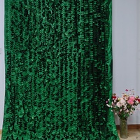 Nouvelle Arrivée Rideau de fond en feuilles vertes, Mur végétal artificiel pour Mariage, Fête, Cabine Photo, Scène, Décoration d'événements