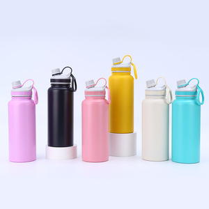ขวดน้ำไร้สาร BPA เก็บความเย็นขนาด32ออนซ์พร้อมฝาปิดสำหรับเล่นกีฬาของขวัญคริสต์มาส - Product Image 2