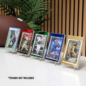 NOVISON Étui porte-cartes en PS de 30 mm d'épaisseur avec fermeture magnétique personnalisée, protection UV 35PT, pour cartes professionnelles, sportives, de collection et photo - Product Image 4