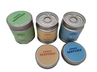 Boîtes en fer blanc vides de qualité alimentaire en gros avec couvercle à vis pour bonbons, snacks et aliments pour animaux – Tailles 60x68mm/60x60mm