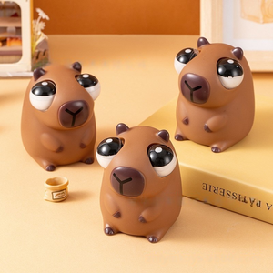 Juguetes Sensoriales de Capibara, Divertidos y Novedosos, para Aliviar el Estrés y la Ansiedad, Juguete de Peluche con Ojos Saltarines, Regalo para Niños - Product Image 1