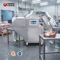 Máquina Procesadora de Carne Helper, 5 Toneladas/h, Alta Capacidad, Descongeladora de Bloques de Carne Congelada, Nuevo Motor Eléctrico, Rebanadora de Carne Congelada