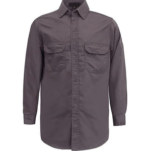 Abbigliamento di Sicurezza, Camicie FR Estive Resistenti alle Fiamme, Camicia in Twill con Bottoni in Cotone NFPA2112 6.5OZ, Protezione CAT2 Contro l'Arco Elettrico per Uomo - Product Image 4