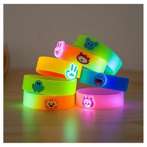 יצרן מותאם אישית הוביל <span class=keywords><strong>wristband</strong></span> עבור אירועי ספורט אישית קידום מכירות מתנה סיליקון - Product Image 3