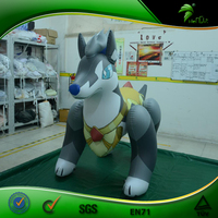 Husky gonflable personnalisé, jouet animal gonflable, matériau PVC, chien anime xxx sph