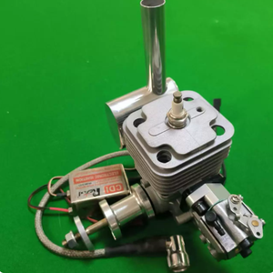 Moteur refroidi par air 26CC pour avions RC, le démarreur à tirette intégré signifie que pas de batteries supplémentaires ou de démarreurs électriques - Product Image 2