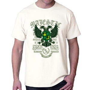 厂家销售短袖棉丝网印花刺绣贴花贴男式运动衫 - Product Image 2