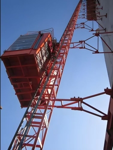 מנוף בנייה QIANCHENG דגם SCB150, גובה הרמה מקסימלי 60 מטר, תיבת הילוכים מנועית, יעילות גבוהה, תחבורה הנדסית - Product Image 5