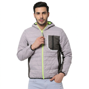 Chaqueta Acolchada Personalizada al por Mayor, Logotipo Personalizado, Chaqueta de Invierno de Alta Calidad con Estampado OEM para Hombre, Chaqueta Acolchada con Bolsillos - Product Image 1