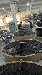Ventilador Industrial Keystone de 600 mm para Exteriores, con Función de Enfriamiento, Atomización y Humidificación, Montado en Pared, de Aleación de Magnalium para Aviación - Product Image 3