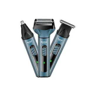 Machine à raser multifonctionnelle Rasoir multifonction <span class=keywords><strong>Kemei</strong></span> KM-1434 Rasoir 3 en 1 Rasoir pour le nez Rasoir pour la <span class=keywords><strong>barbe</strong></span> <span class=keywords><strong>Tondeuse</strong></span> - Product Image 3