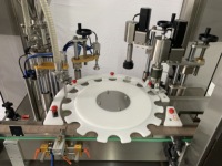 HoneMix Machine automatique de remplissage et de capsulage de crème à plateau tournant Machine de remplissage de pâte visqueuse Crème Équipement de remplissage cosmétique