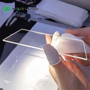 กระจกแซฟไฟร์ขนาดใหญ่ FELIX คุณภาพพื้นผิวสูง 60/40 หน้าต่างออปติคอล ไม่มีการเคลือบผิว กระจกคริสตัลแซฟไฟร์ใส - Product Image 1