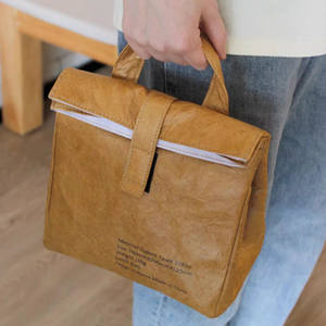 Baoren Personalized Eco-Friendly Waterproof Tyvek Paper Thermos Insulated Lunch <b>Cooler</b> Bag Zipper Leak-proof 2 Persons Women - Product Image 4