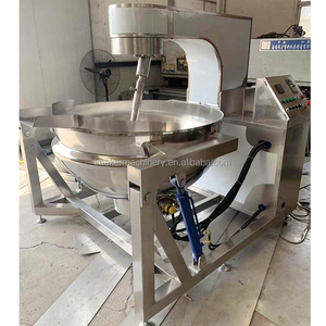 Bouilloire revêtue innovante de chauffage par <span class=keywords><strong>induction</strong></span> 200L avec agitateur <span class=keywords><strong>pour</strong></span> la cuisson industrielle des bonbons - Product Image 4