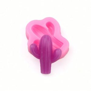 Moule en silicone personnalisé en forme de cactus 3D pour décoration de gâteaux, moule pour poupée Reborn, moule de cuisson OEM/ODM - Product Image 1