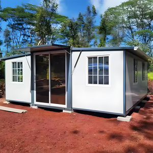 Maison préfabriquée extensible en conteneur de 20 pieds et 40 pieds aux normes locales à vendre, <span class=keywords><strong>villa</strong></span> de luxe préfabriquée, maison mobile portable à 2 chambres - Product Image 1