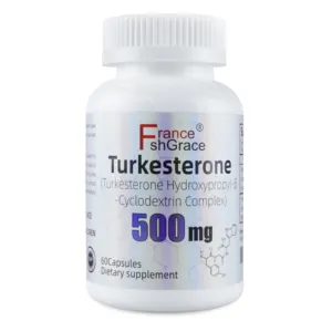 Turkesterone प्राकृतिक उपचय आहार अनुपूरक, पेशी त्वरक मिश्रण 500mg 60 शाकाहारी कैप्सूल