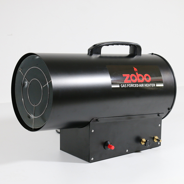 Good Quality Industrial Portable Propane LPG Forced Air Gas Heater with Overheat Production