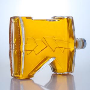 <span class=keywords><strong>La</strong></span> forma de <span class=keywords><strong>la</strong></span> letra K Botellas de vidrio Botella de vidrio al por mayor - Product Image 3