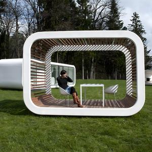 Cabaña Prefabricada Integrada de Lujo, Modelo <span class=keywords><strong>Apple</strong></span>, de 5.8 Metros, Totalmente Equipada, para Hotel, Oficina y Sala de Actividades, Personalizable - Product Image 2