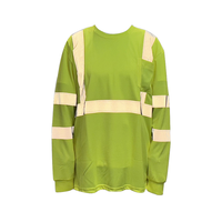 Polo de travail haute visibilité réfléchissant à manches longues pour hommes, séchage rapide, certifié CE, vente en gros OEM