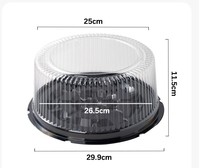 Beste Guard Custom Blister FDA Transparante Recyclebare PET Voedselveilige Wegwerp Plastic Taartverpakking Bakkerij Patisserie Koepel