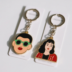 Hot Sale Spray Painted Enamel Keychain Zinc Alloy Cartoon Cute Car Metal Key Chain Custom Soft Enamel Anime 3D Hard Keychain