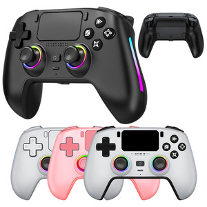 Nouvelle manette de jeu sans fil en ABS avec plaque frontale magnétique, éclairage RGB, programmation macro et microphone compatible - Product Image 5