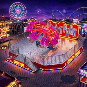 Atracción Giratoria Comercial para 16 Personas, Plataforma Giratoria Invertida, Equipo de Diversión para Ferias y Carnavales, Certificado CE - Product Image 1