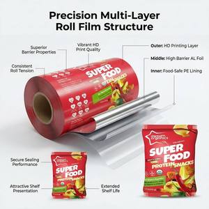 <span class=keywords><strong>Film</strong></span> composite plastique imprimé sur mesure, finition mate, en rouleau, <span class=keywords><strong>film</strong></span> d'emballage thermoscellable pour l'emballage du pain et des gâteaux - Product Image 2