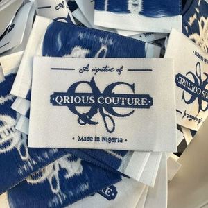 Étiquettes de vêtements haut de gamme 2025 – Étiquettes tissées personnalisées de qualité supérieure à prix abordable – Étiquettes personnalisables - Product Image 2