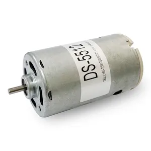 5512 DC Motor cho máy ép trái cây mô-men xoắn cao 110V 220V Điện tử DC Motor có thể thêm PCB và mặt bích