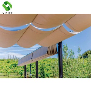 Auvents rétractables en tissu imperméable, voiles <span class=keywords><strong>d</strong></span>'<span class=keywords><strong>ombrage</strong></span> rétractables, pergolas à toit rétractable - Product Image 3