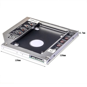 Bán nóng 12.7mm Nhôm SATA 3.0 CD DVD trình điều khiển 2nd Ổ cứng SSD HDD CADDY - Product Image 3