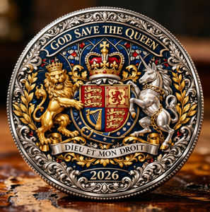 Pièce de monnaie commémorative 3D du 100e anniversaire de la reine <span class=keywords><strong>Elizabeth</strong></span> <span class=keywords><strong>II</strong></span>, souvenir royal britannique, cadeau de collection en gros - Product Image 5