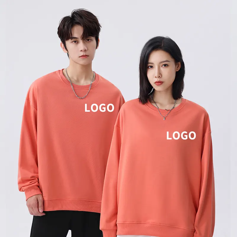 Autumn and winter new round neck sweater for men and women with loose shoulder fall lovers men's women's sweaters