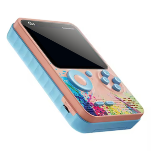 G5 <b>Portable</b> Handheld Game Console Colorful Options 500 Games-in-1 480x360 Resolution Color Screen Retro Game Player 1000mAh - Product Image 6