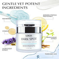 Crème éclaircissante pour le visage, soin de la peau, logo privé OEM, éclaircit le teint, atténue les taches brunes, correcteur de taches