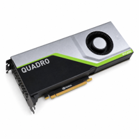 Carte graphique professionnelle RTX 6000 24 Go GDDR6, 4608 cœurs CUDA, 72 cœurs RT, PCIe 3.0 X16 pour le rendu 3D et les stations de travail IA