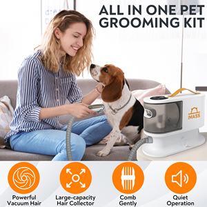 Aspiradora de Pelo para Perros y Gatos <span class=keywords><strong>IMASS</strong></span> de Alta Calidad, 400W, 12000Pa, 5 en 1, Ecológica, con Materiales de Poliéster y Goma, Certificación CE - Product Image 4