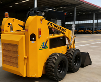 Chargeuse compacte sur pneus diesel KATOCASE 0,85 tonne, moteur Xinchai, capacité de la benne 0,45 m³, rayon de braquage court, roulement de boîte de vitesses